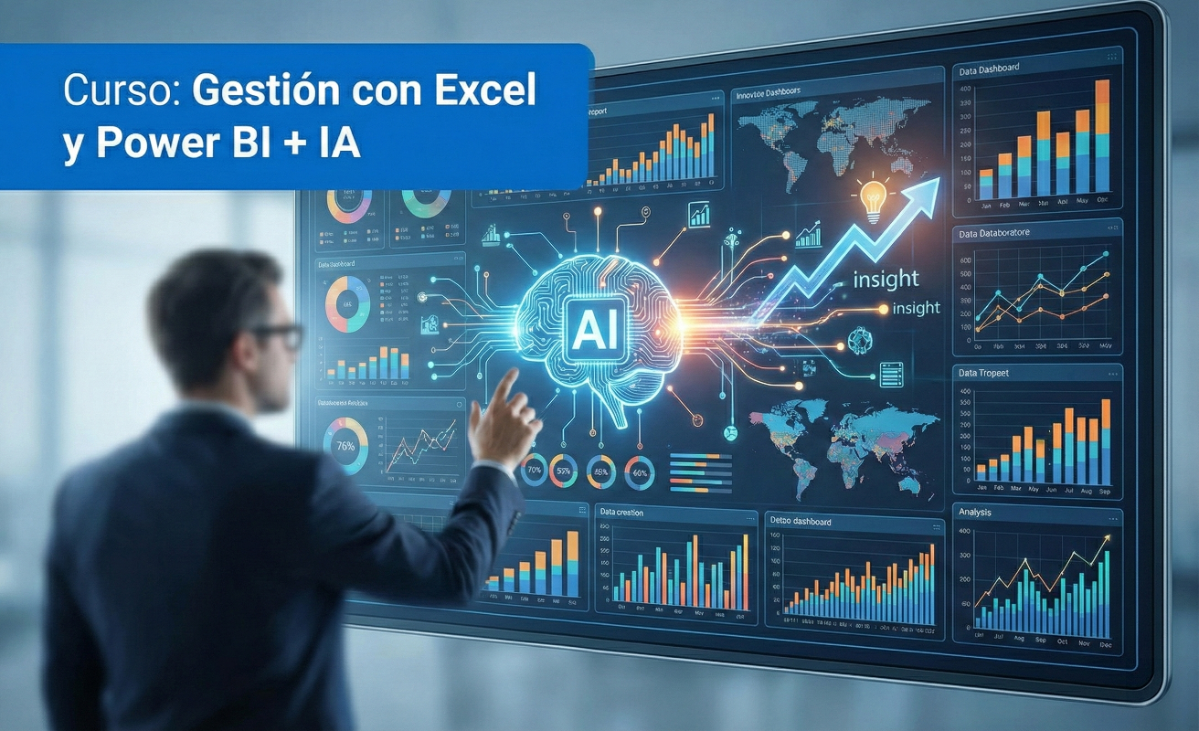 Gestión con Excel y Power BI + IA